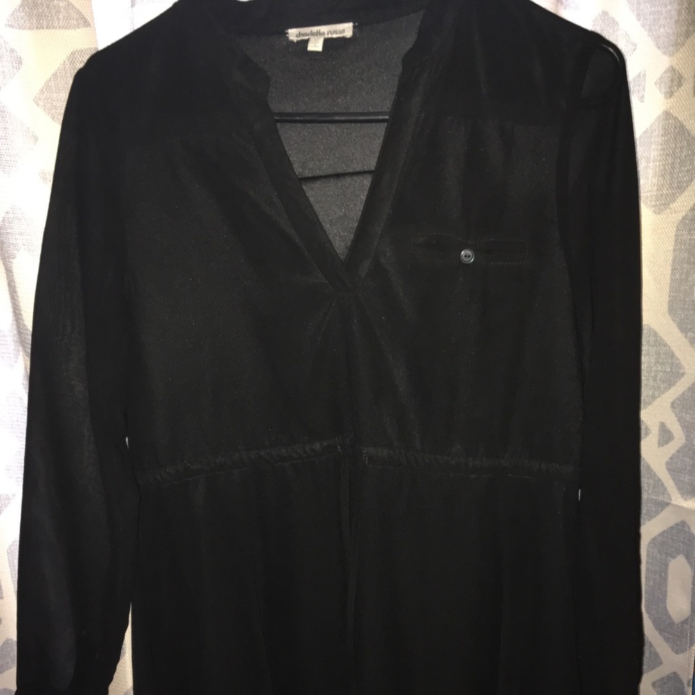 Sheer black dress